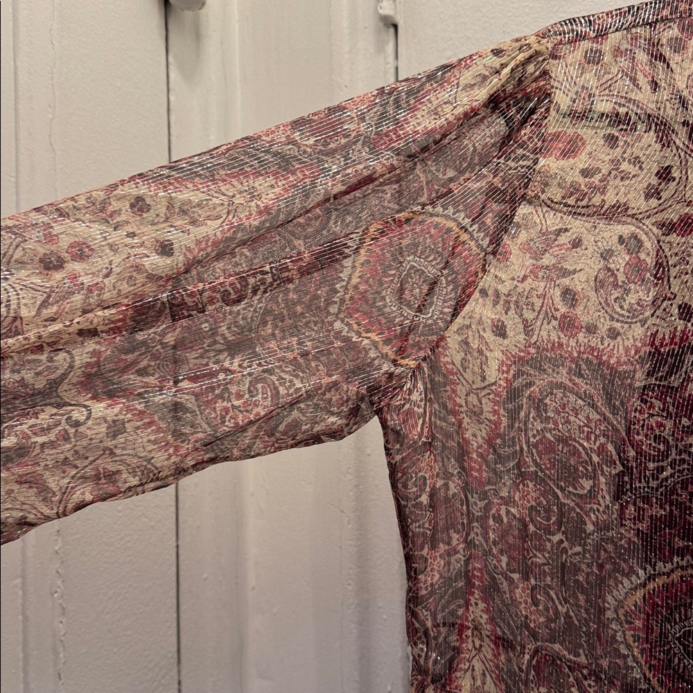 Johnny Was Bohemian Paisley Maxi Dress - Picture 3 of 6